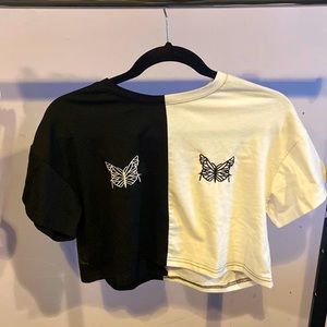 Black and white top. Only used twice